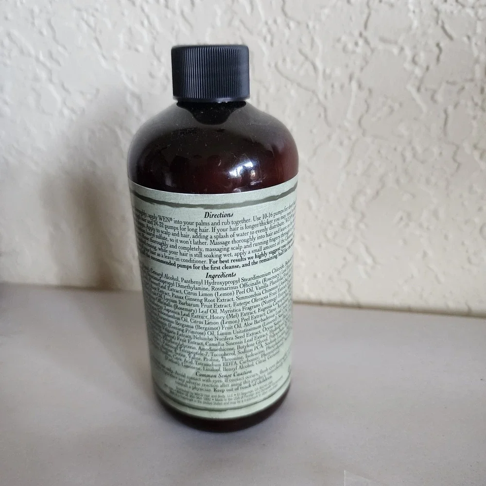 Wen by Chaz Dean 613 Ultra Nourishing Cleansing Treatment‎ 12oz Lemon Rosemary